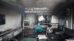 incendio-atinge-apartamento-locado-por-turistas;-bombeiros-usaram-escada-de-60-metros-de-altura