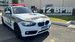 bmw-de-r$-100-mil-vira-nova-viatura-da-pm-em-balneario-camboriu