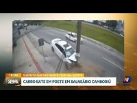 motorista-com-suspeita-de-mal-subito-colide-com-poste-na-marginal-da-br-101-em-balneario-camboriu